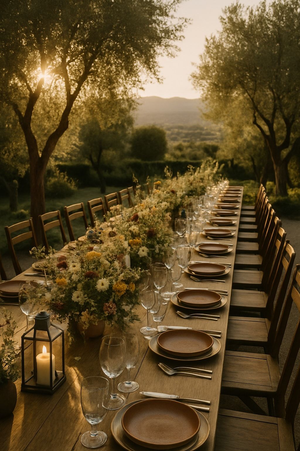 Bodas íntimas — Boda íntima · jardín al atardecer